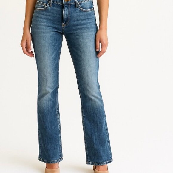 Joe’s Jeans Provocateur Slim Flare Jeans | 24 | Blue Stretch Low-Rise Denim - Picture 1 of 13